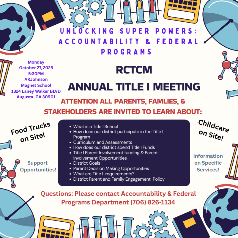 District Annual Title I meeting/STEAM Night